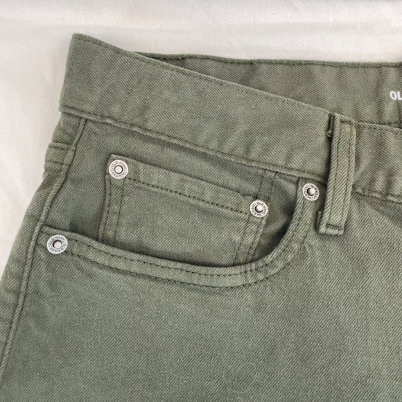 Old Navy Straight Built-in Flex Green Denim Pants Men’s Size 29x32 – New Tag - Picture 8 of 13